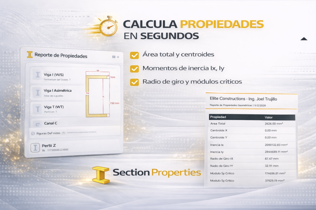 Section Properties – Elite Constructions